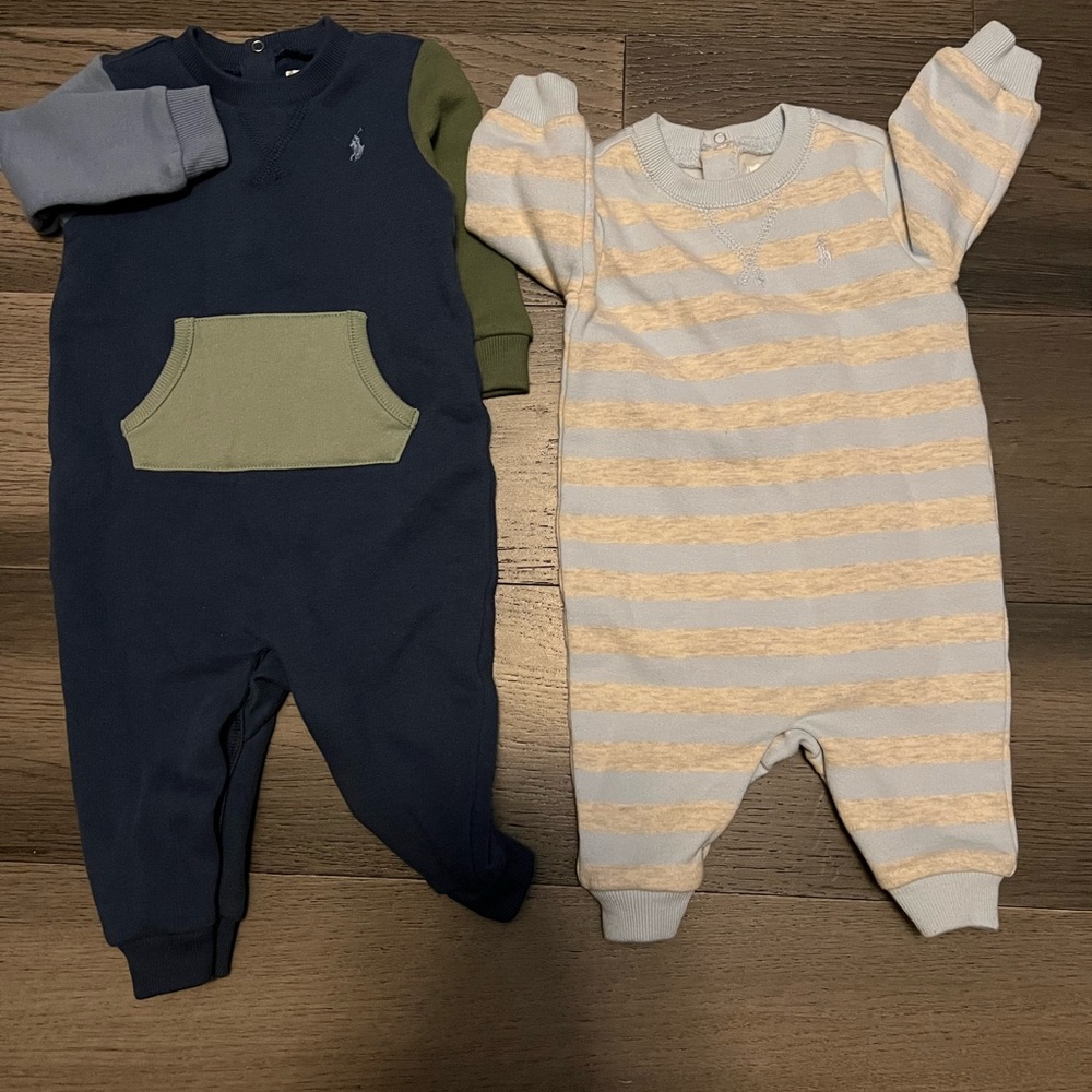 Baby boy Ralph Lauren onesie Striped and Solid Baby Jumpsuits
